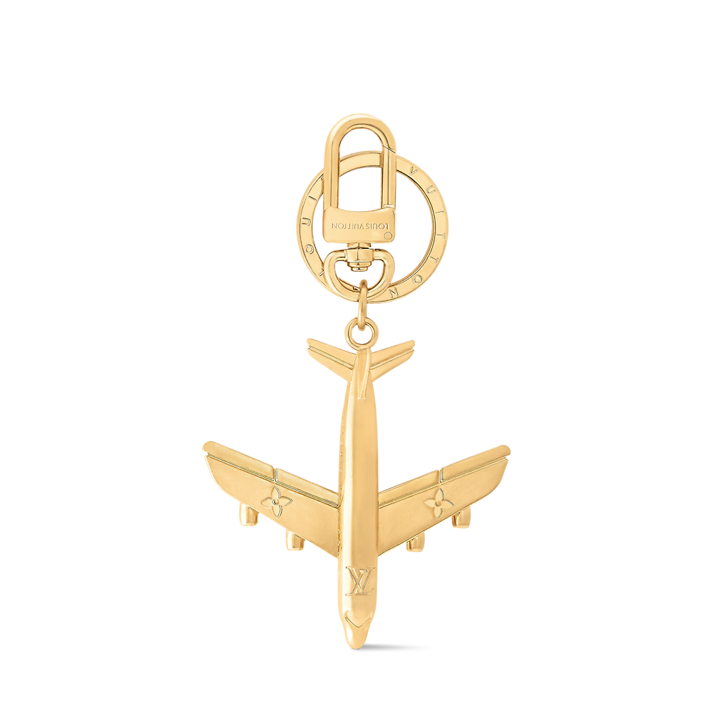 LV PLANE KEY HOLDER & BAG CHARM