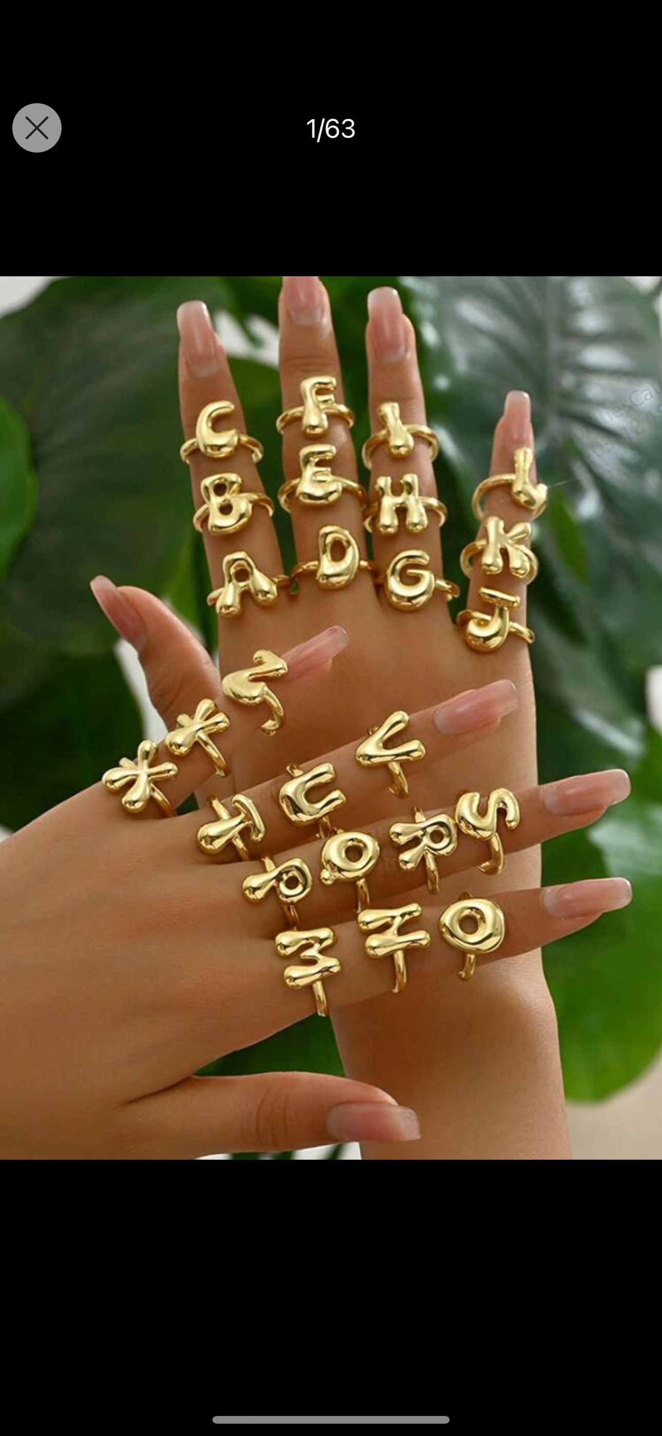 LETTER RINGS