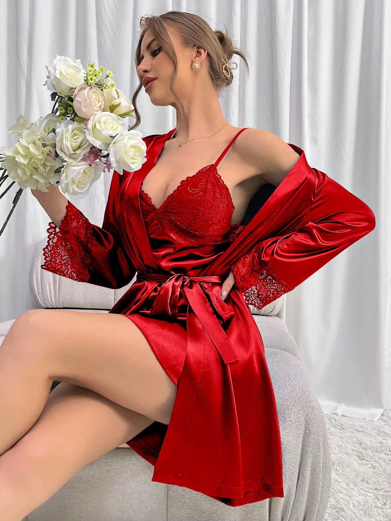 RITA SATIN NIGHT DRESS