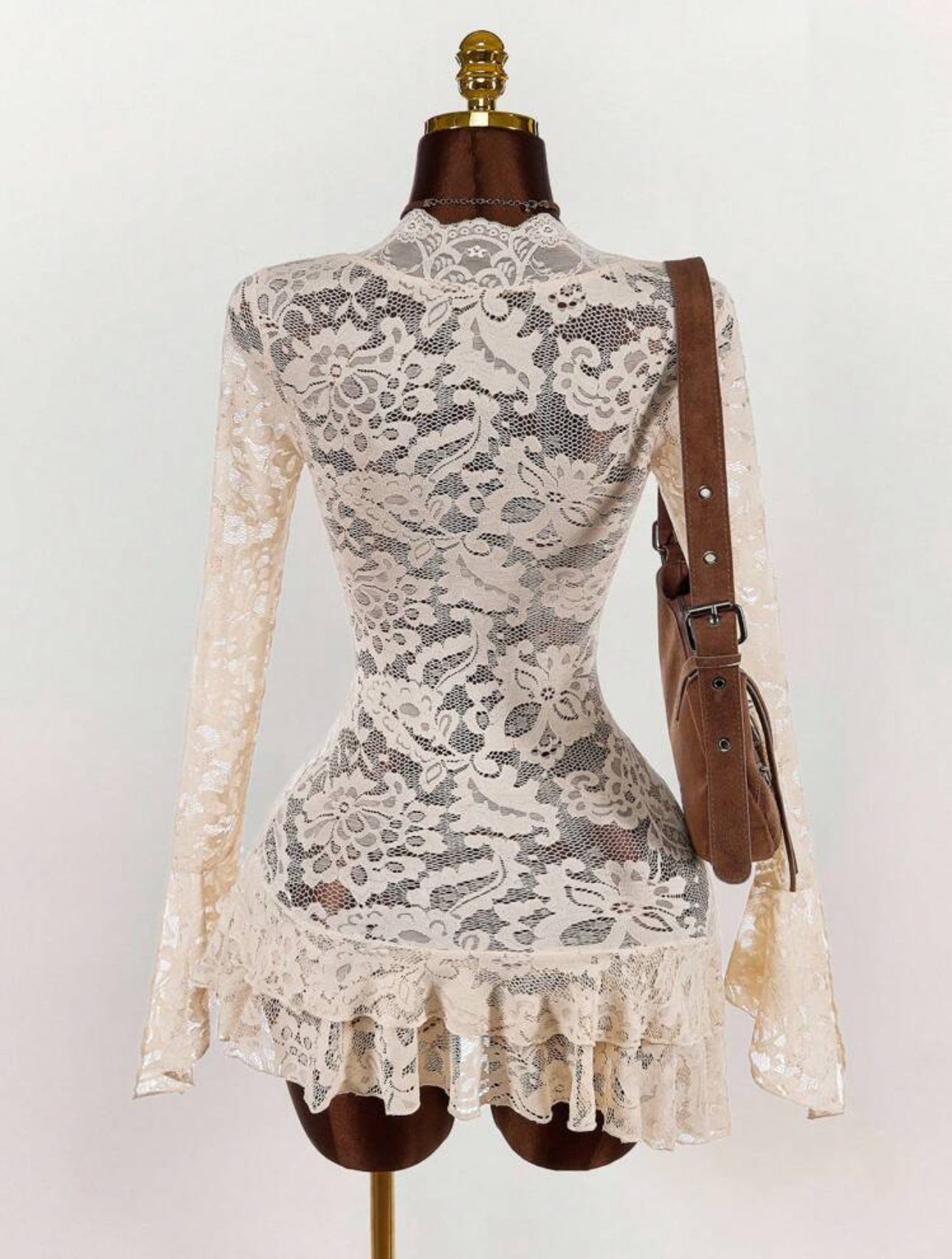 DENIQUE MINI LACE DRESS