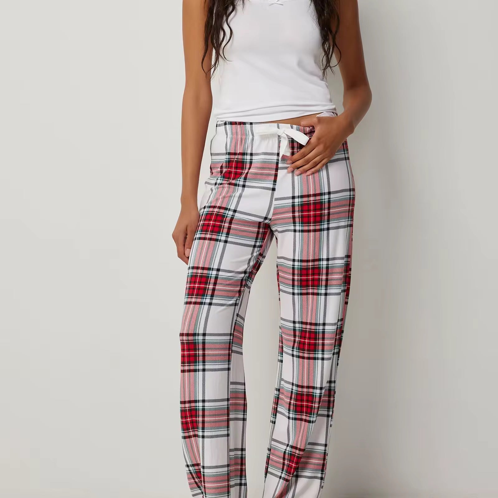 FADE CHECKERED PYJAMA PANTS