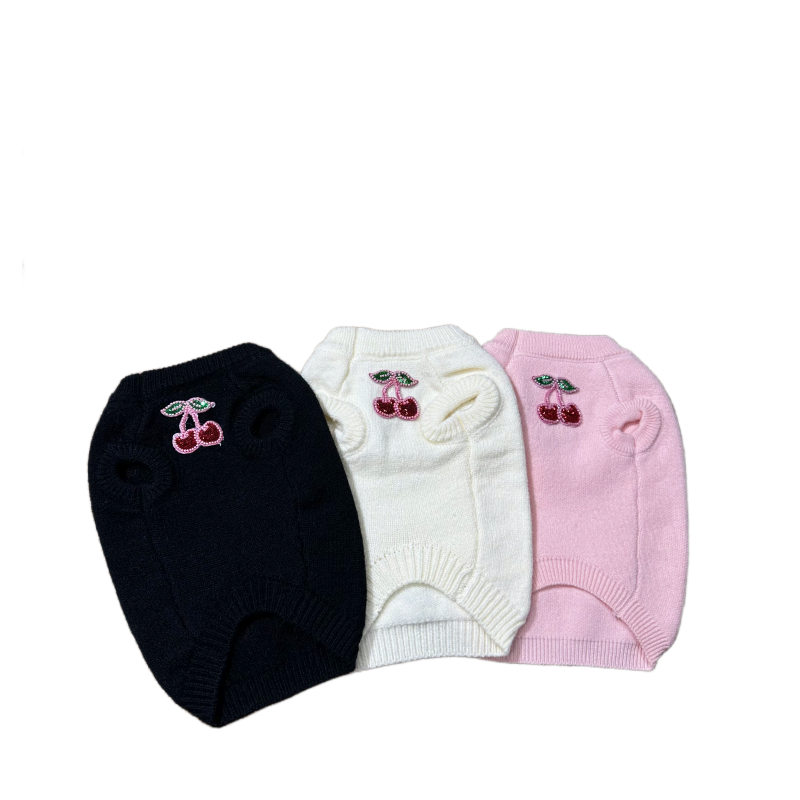MIU MIU CHERRY DOG SWEATER