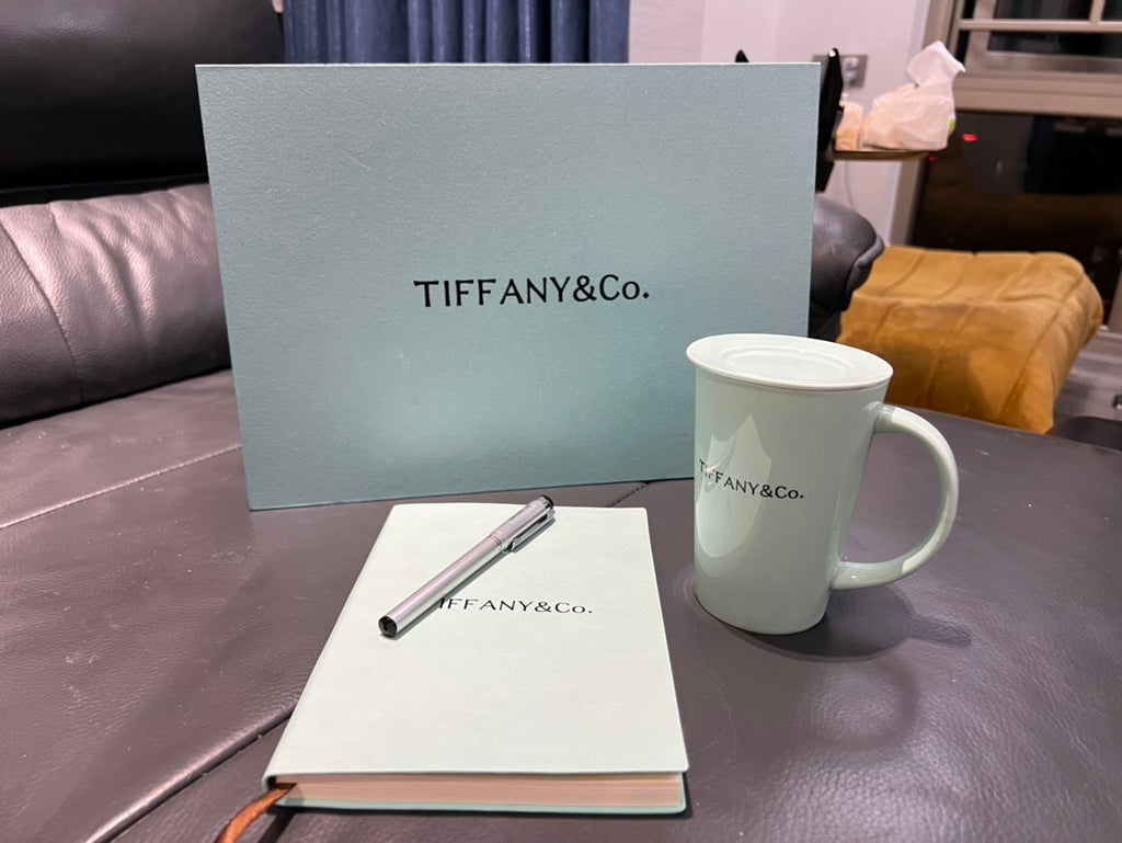 TIFFANY & CO MUG AND NOTEBOOK GIFT SET