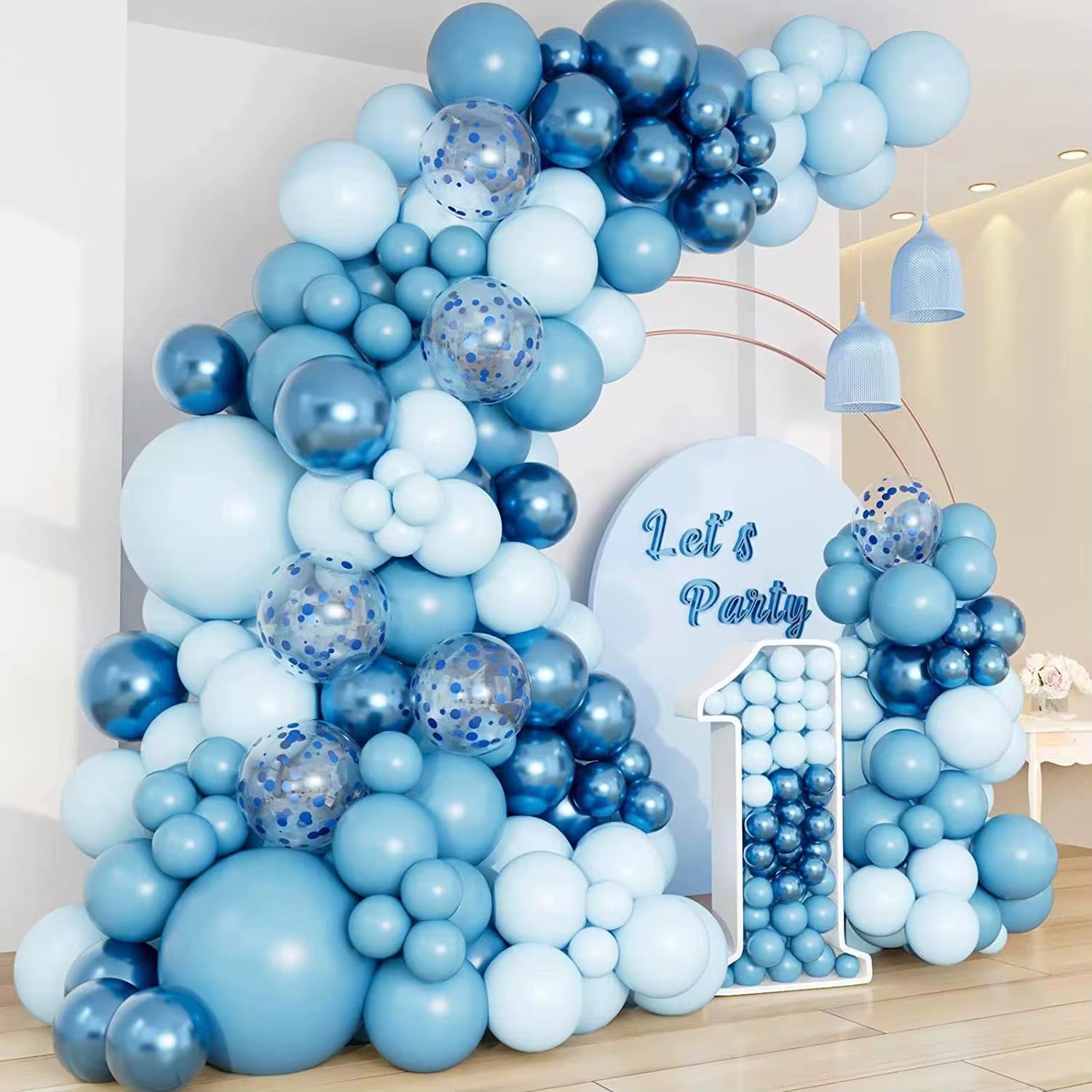 Balloon Garland Set for Gender Reveal