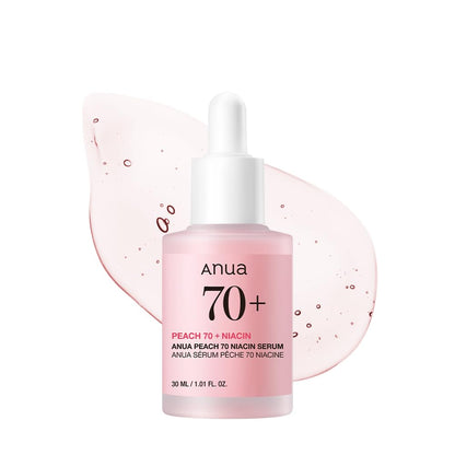 Anua Peach 70 Niacinamide Serum 30ml / brightening hydrating face serum/daily clean beauty