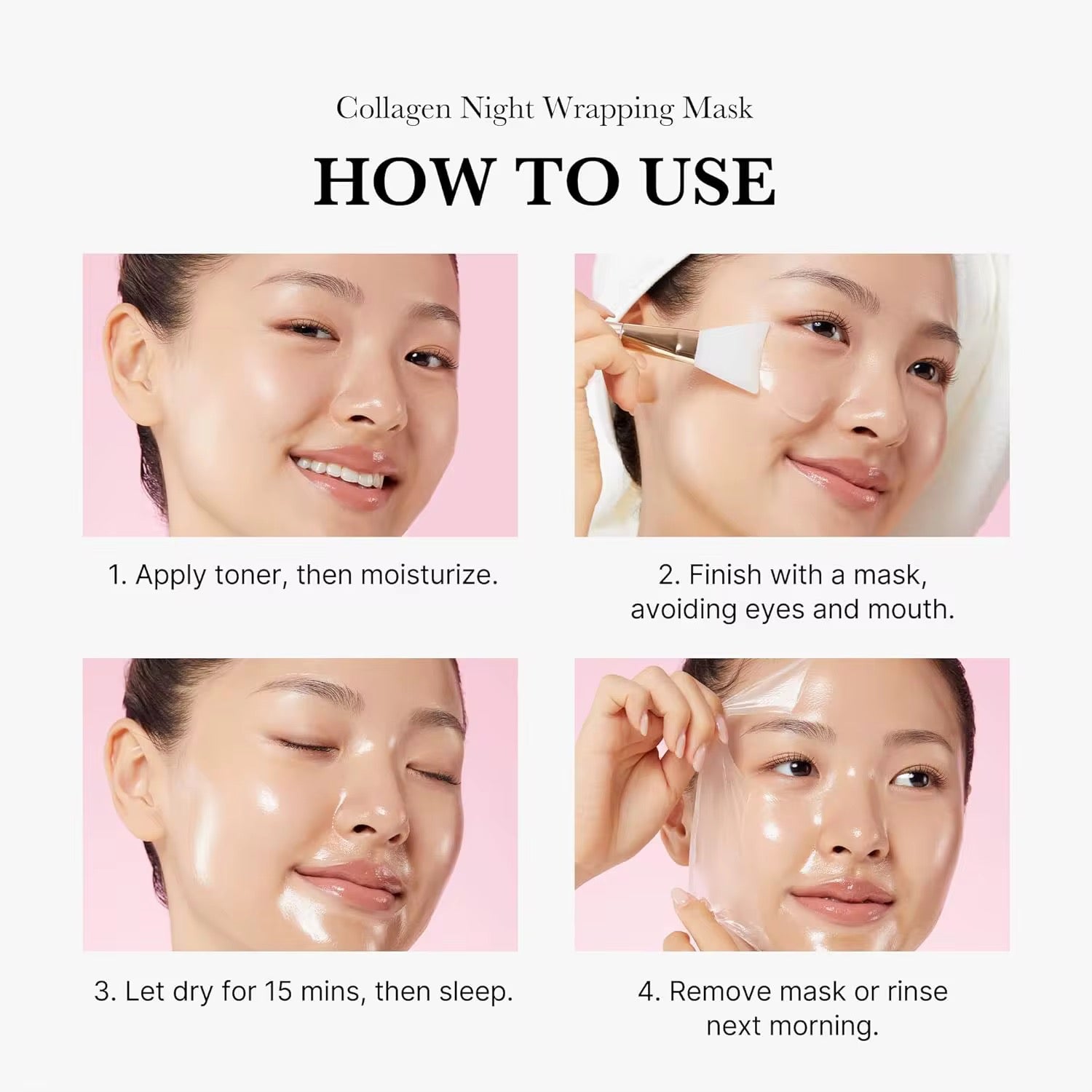 MEDICUBE COLLAGEN NIGHT WRAPPING MASK.