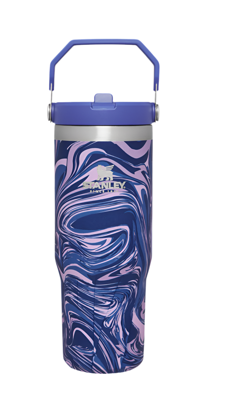 LAPIS SWIRL THE ICEFLOW FLIP STRAW TUMBLER | 30 OZ | 0.88 L