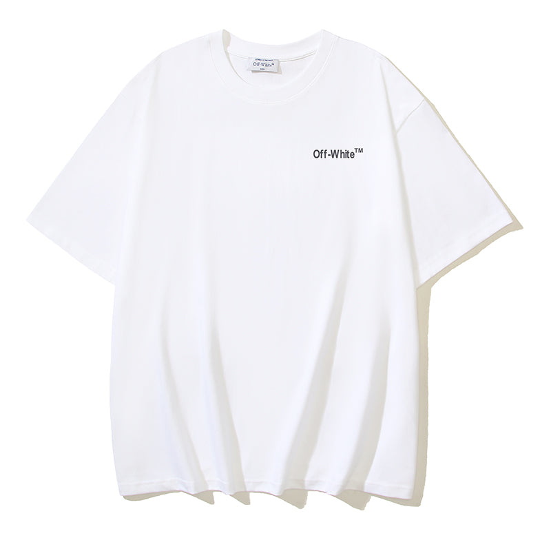 OFF WHITE TATTOO EMBROIDERY TEE