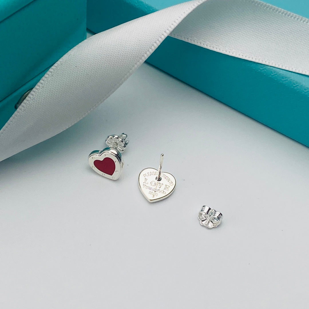 TIFFANY AND CO HEART STUDS