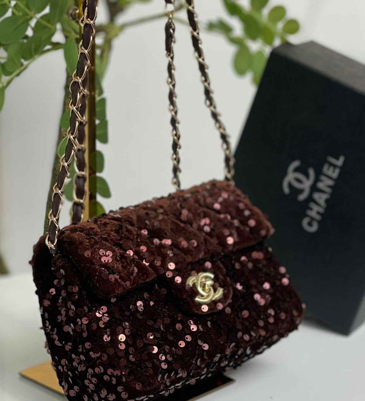 Chanel CF Sequin Bag