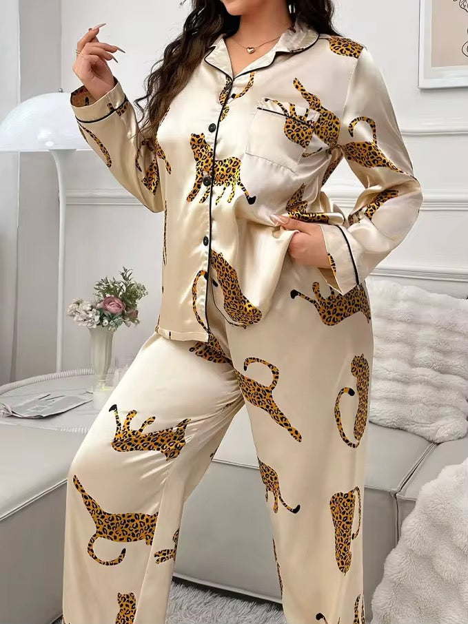 CHEETAH PAJAMA SET