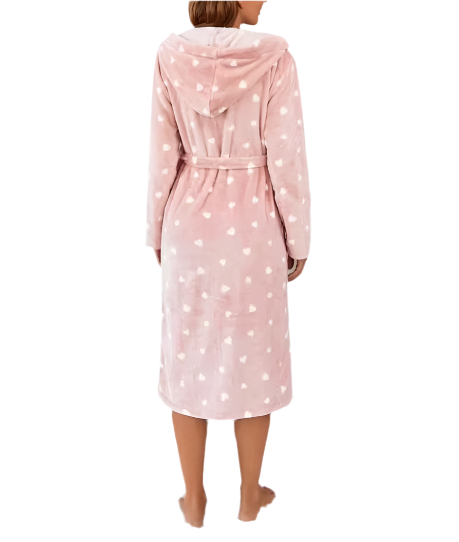 FADED HEARTS LOUNGE NIGHT ROBE