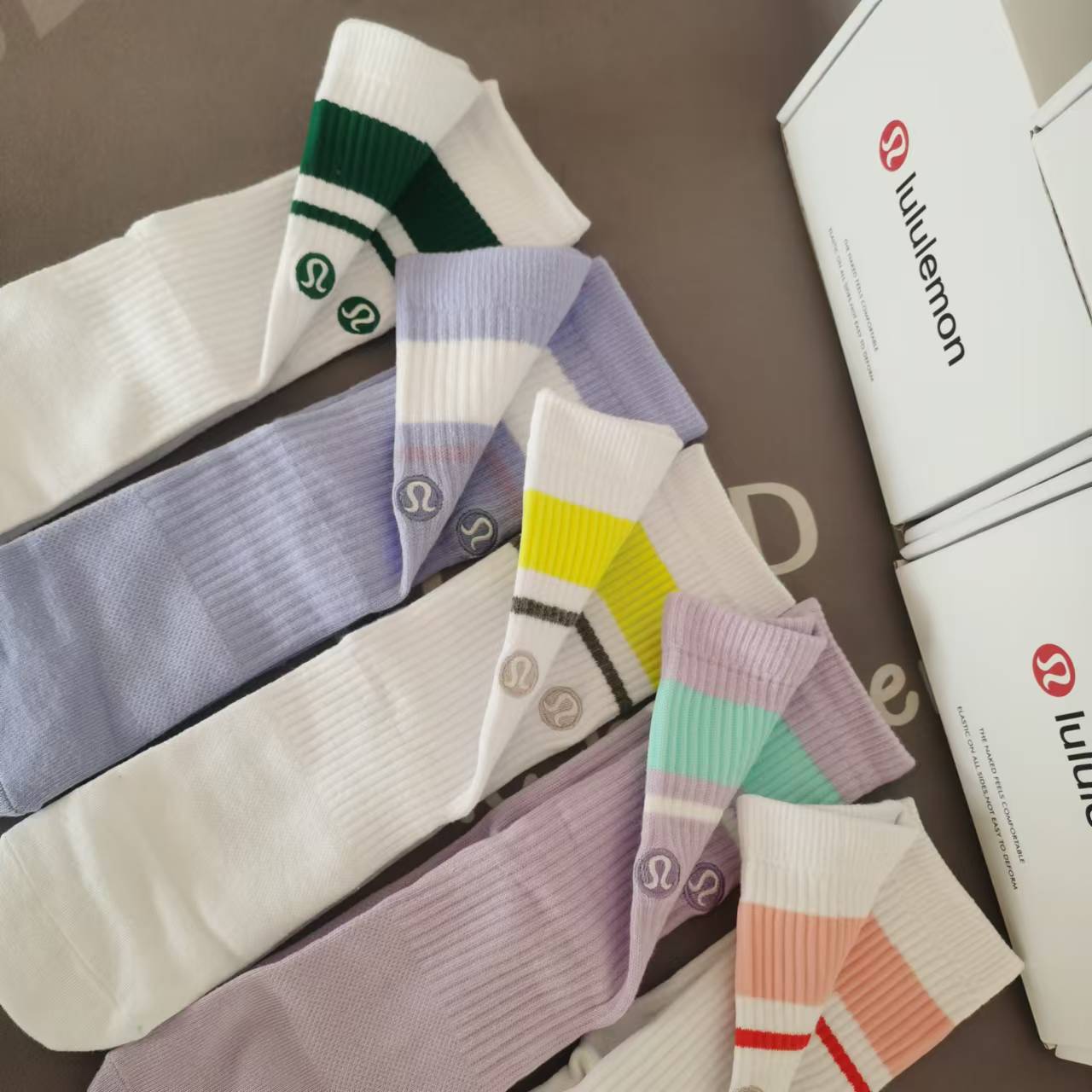 LULULEMON 5 PAIR SOCKS BOXED SET