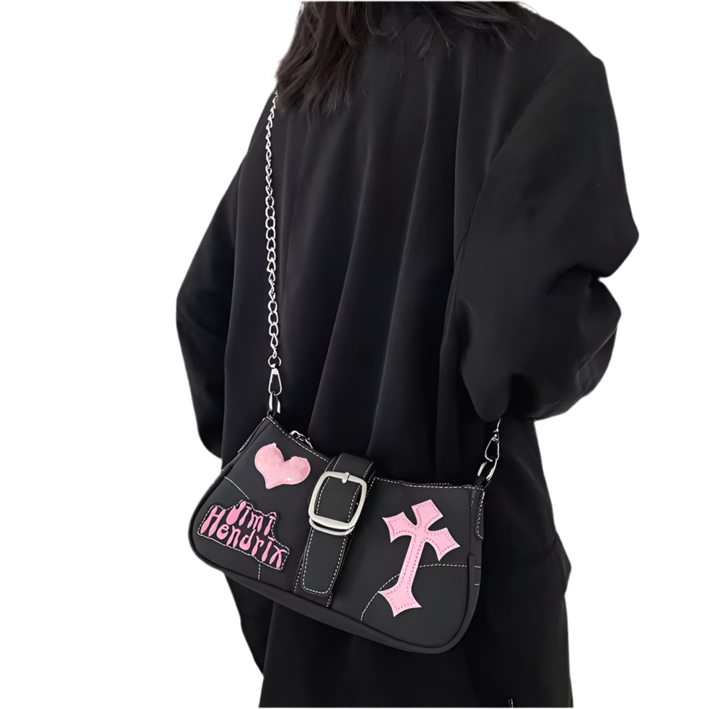 JIMI HENDRIX CHROME HEARTS HOBO BAG