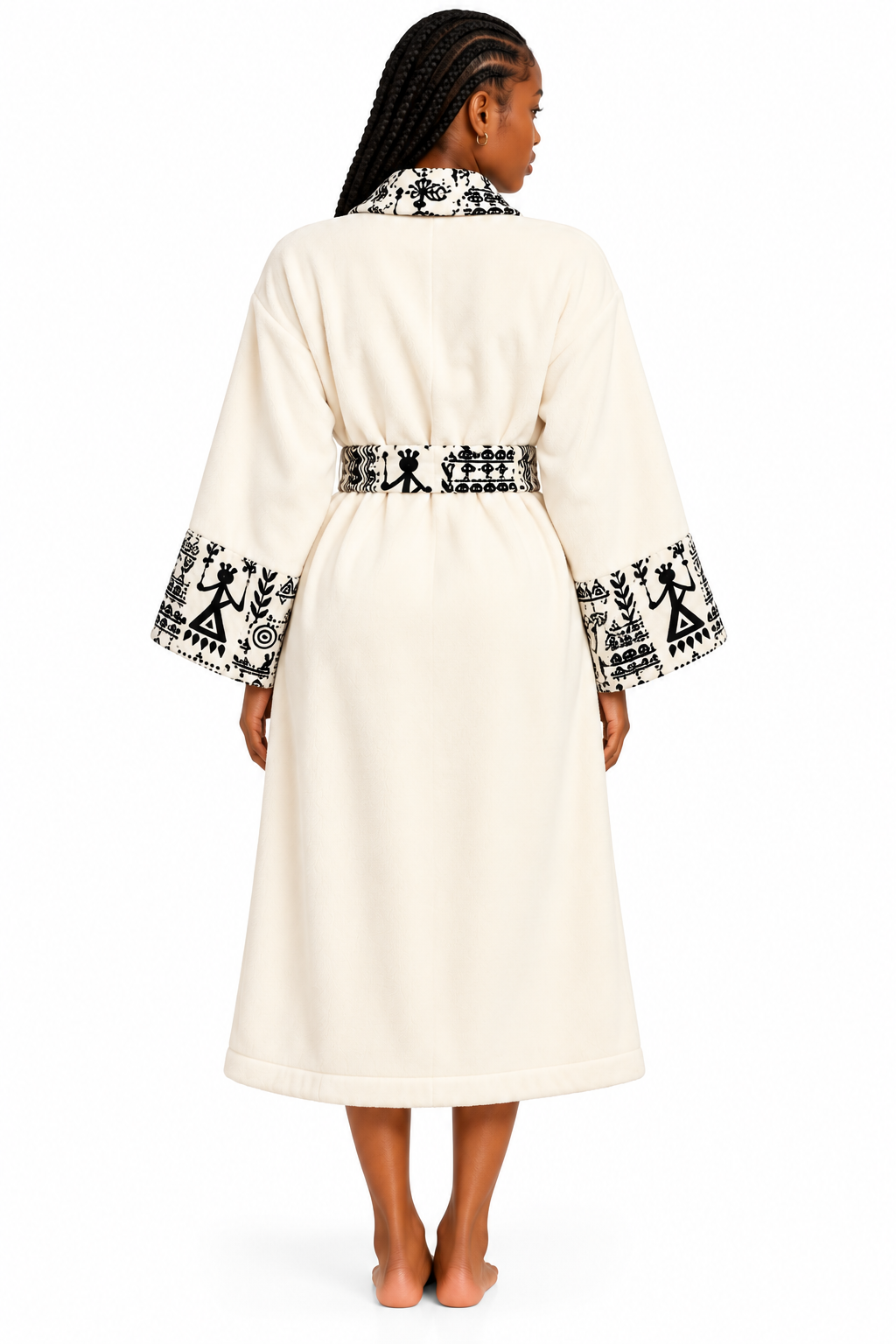African Baroque Bathrobe