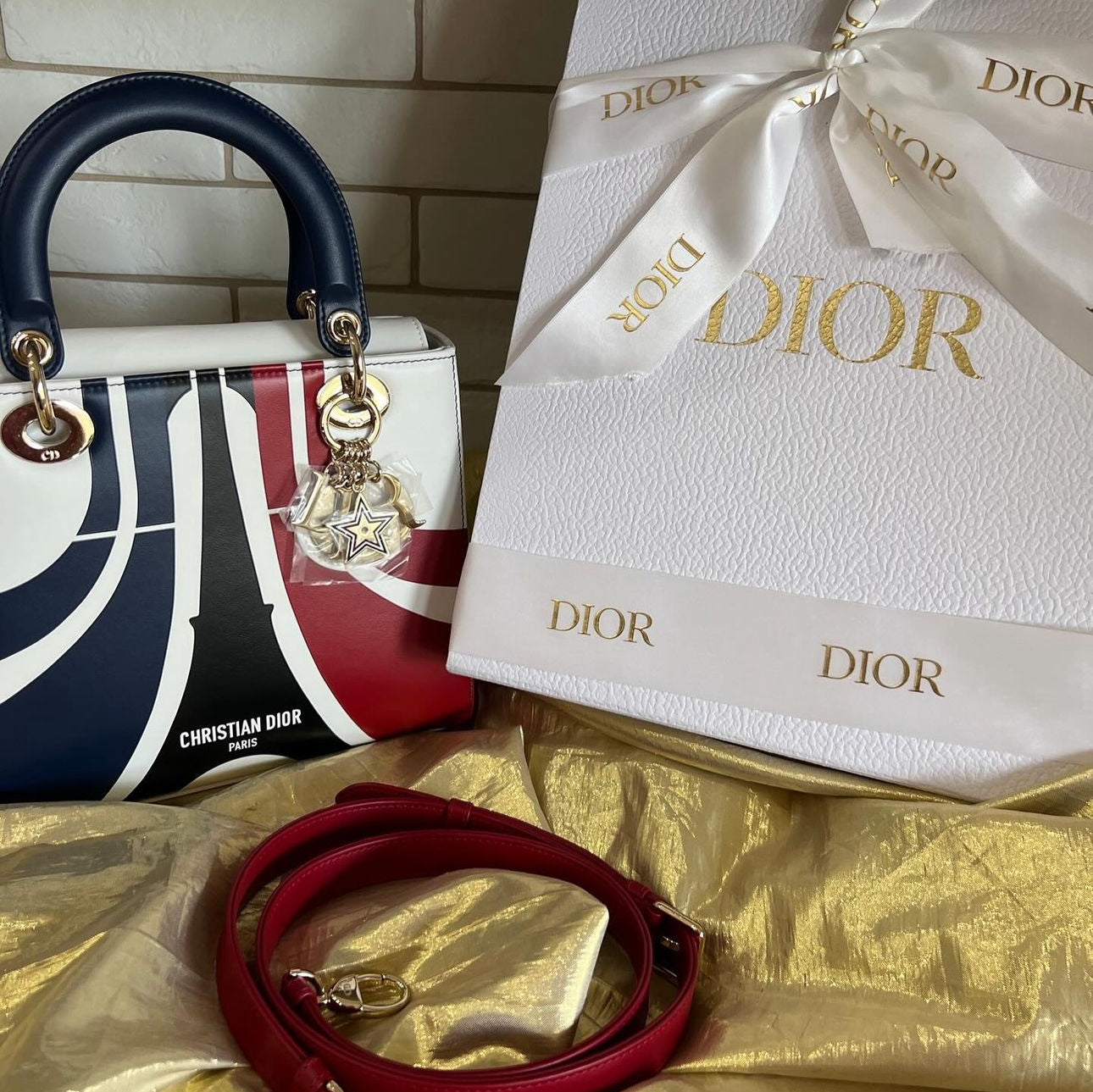 LADY DIOR LIMITED EDITION OLYMPICS SPECIAL HANDBAG