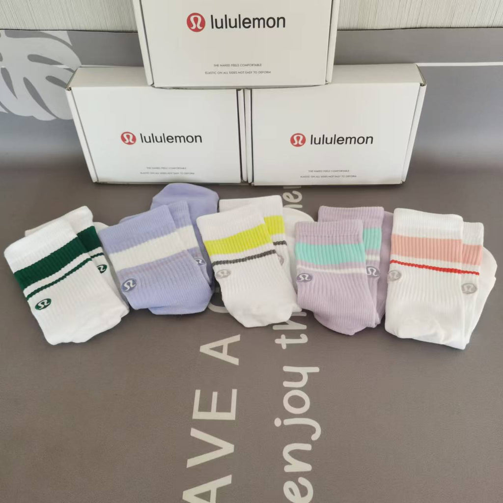 LULULEMON 5 PAIR SOCKS BOXED SET
