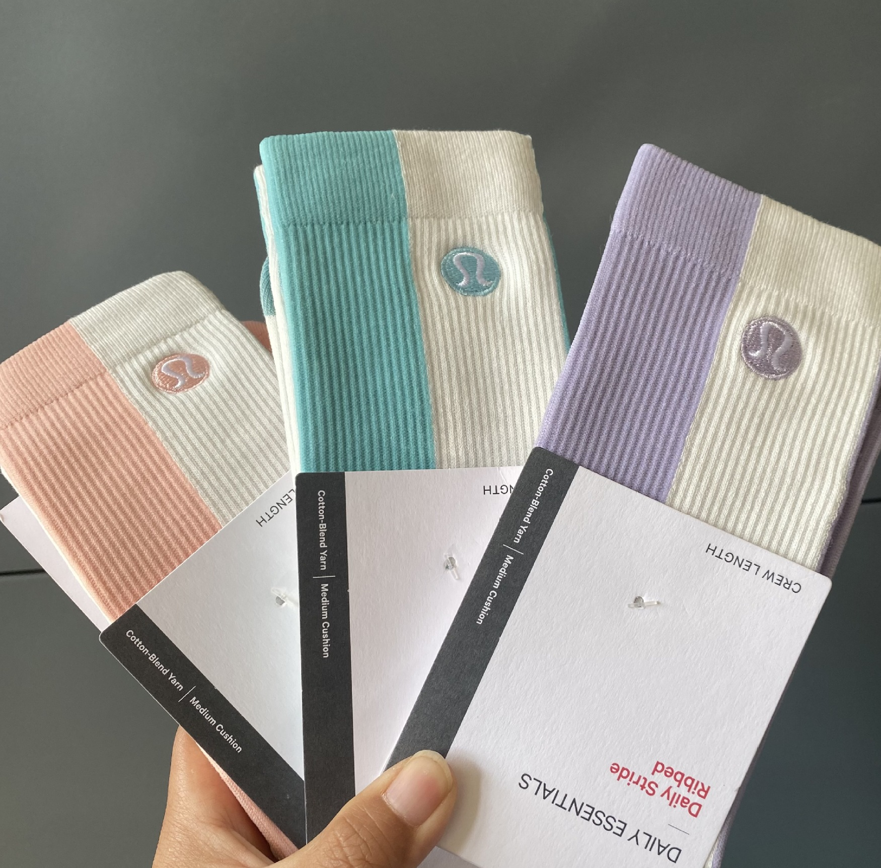 LULULEMON DAILY STRIDE RIBBED SOCKS