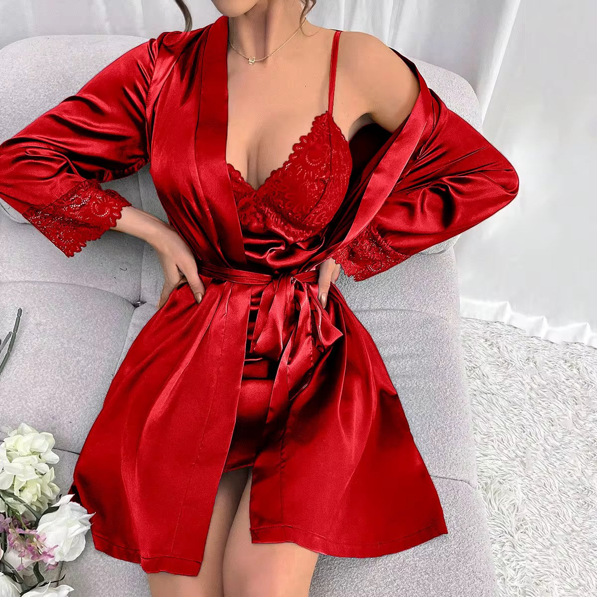 RITA SATIN NIGHT DRESS