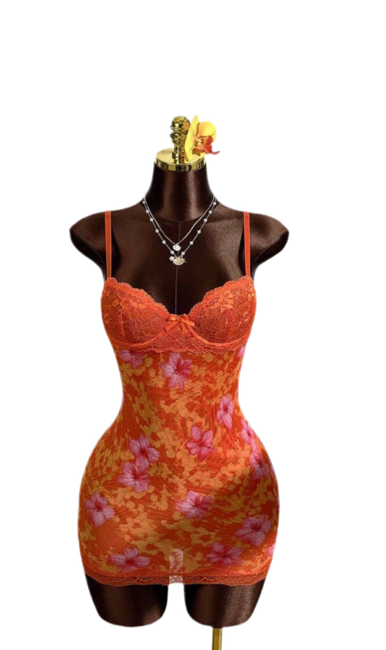 AMPLOVA WINE BODY CON MINI DRESS