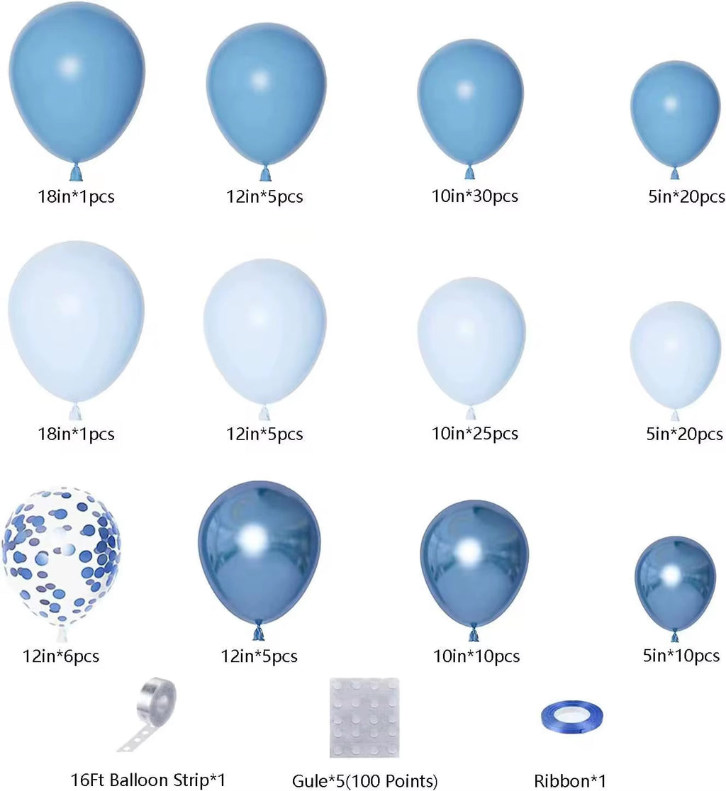 Balloon Garland Set for Gender Reveal
