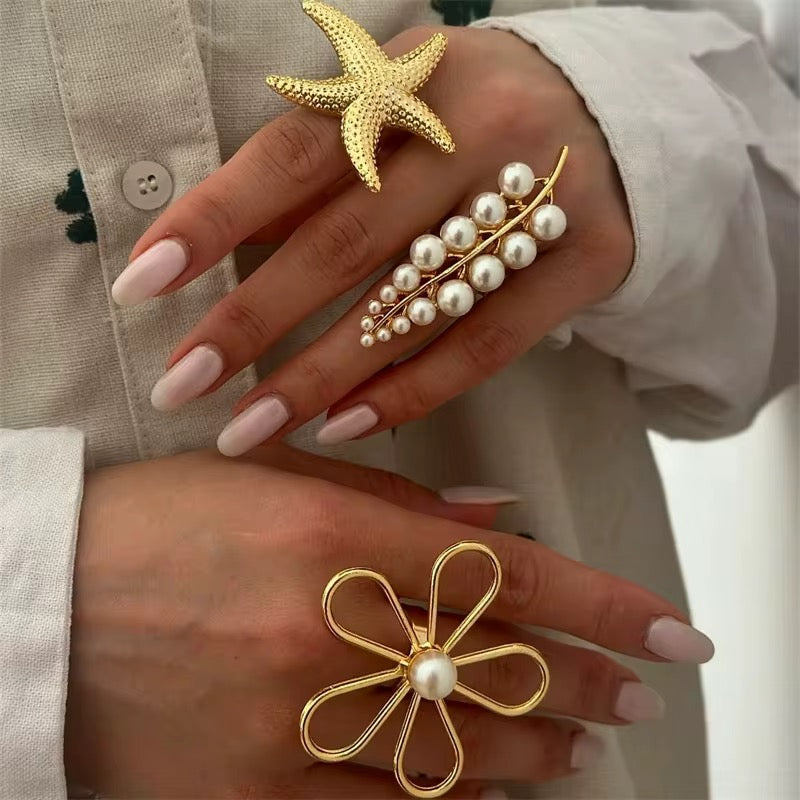 SUNNY SEA SIDE RING SET