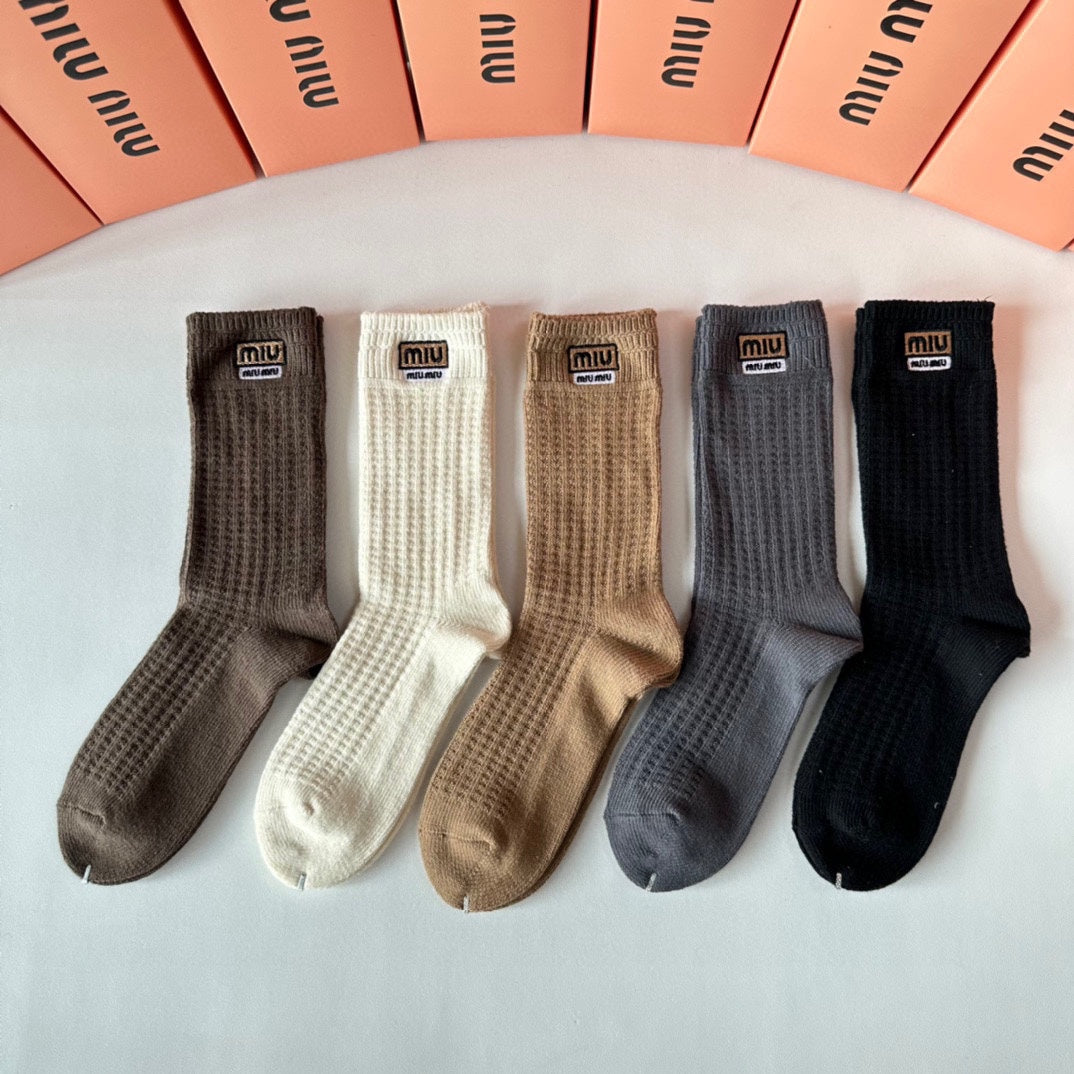 MIU MIU BOXED SOCKS SET