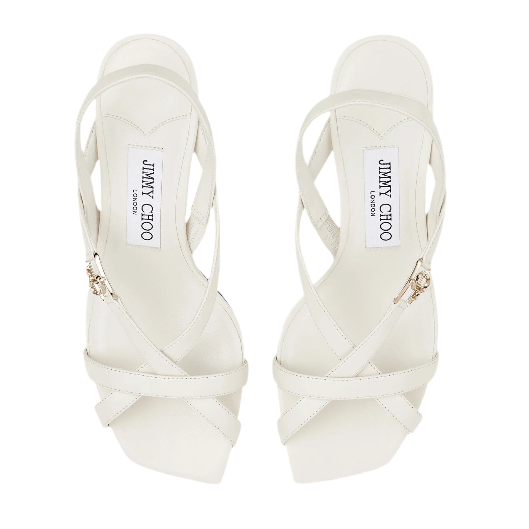 JIMMY CHOO JESS 95 LEATHER HEELS