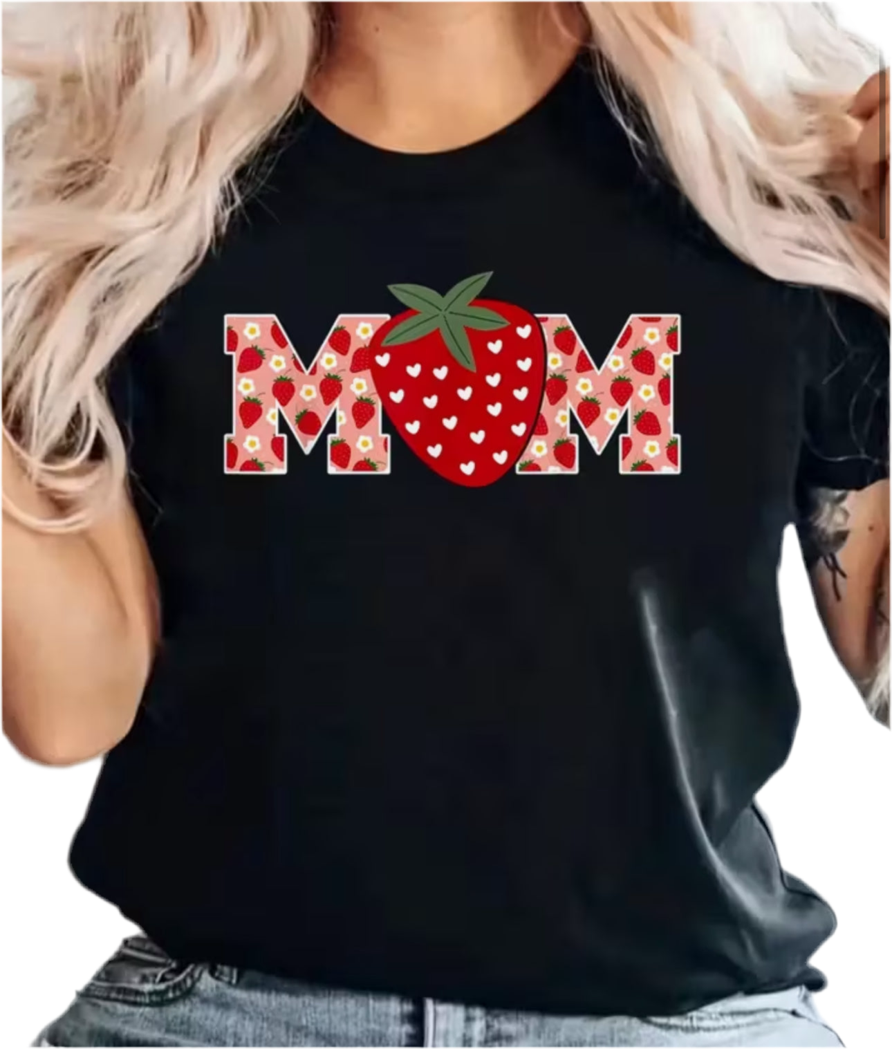 STRAWBERRY SHORTCAKE MOM CASUAL TEE