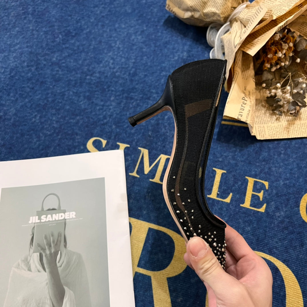JIMMY CHOO 85 MM LOVE CRYSTAL EMBELLISHED
