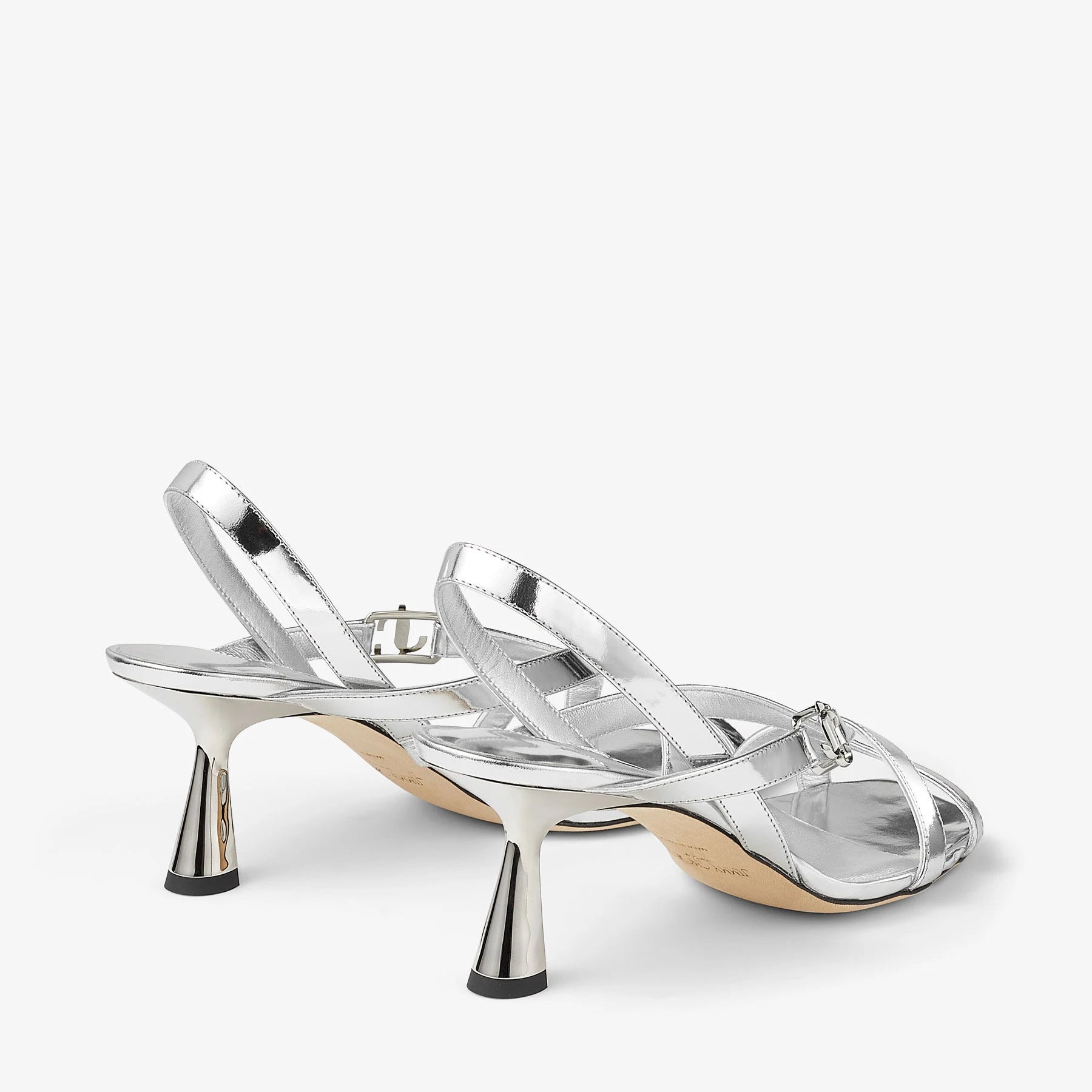 JIMMY CHOO JESS 95 LEATHER HEELS