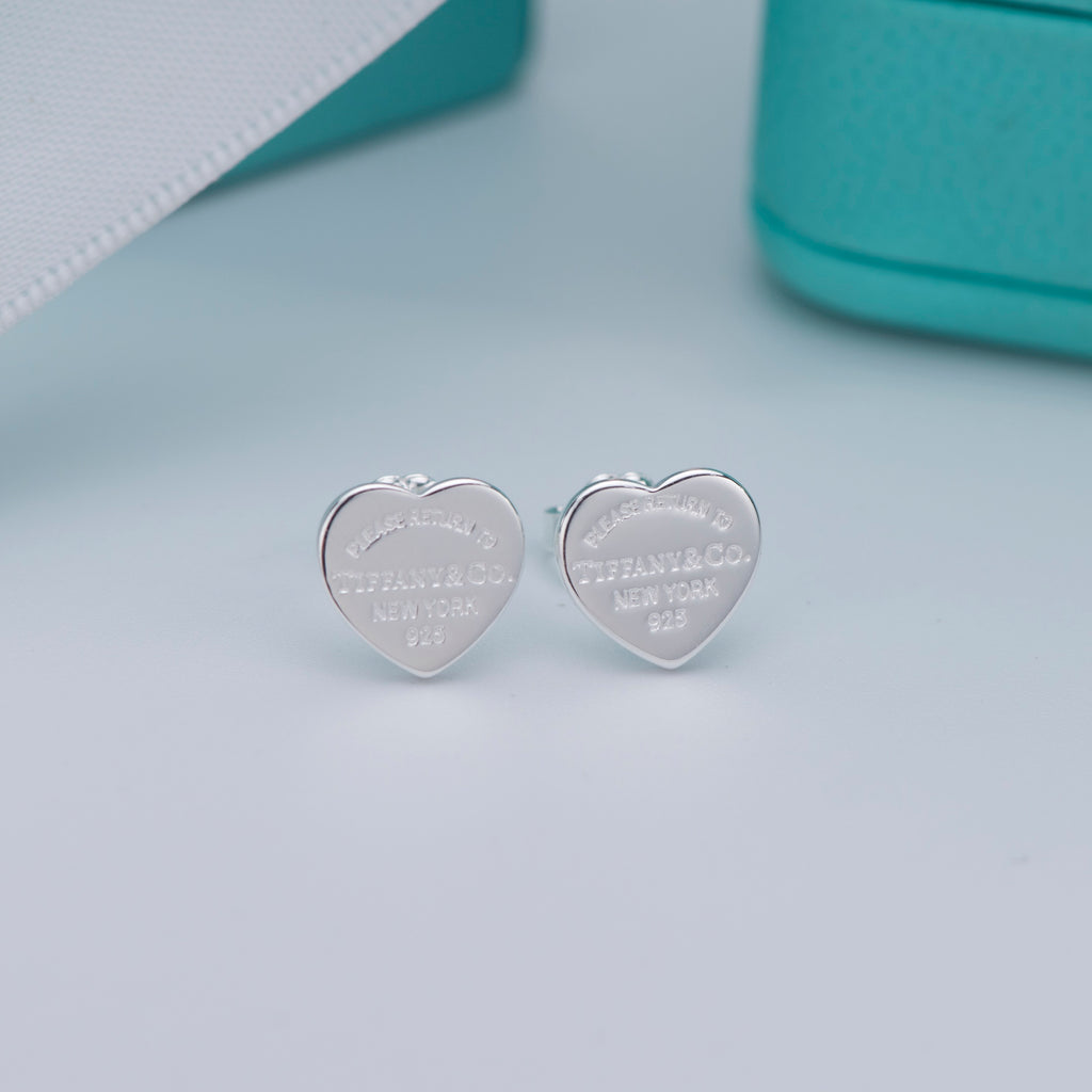 RETURN TO TIFFANT SILVER EAR RINGS