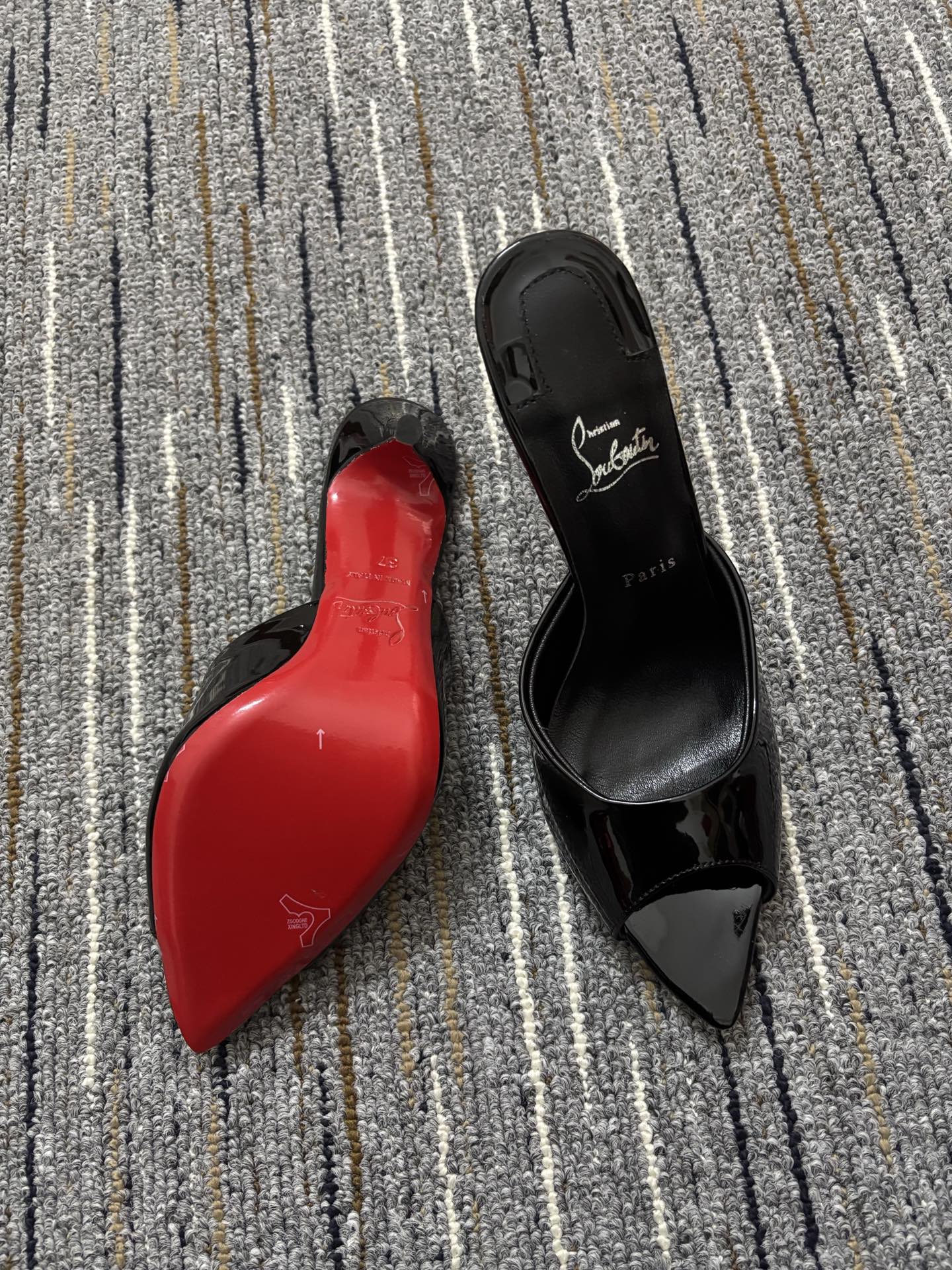 CHRISTIAN LOUBOUTIN MISS Z MULES 100mm