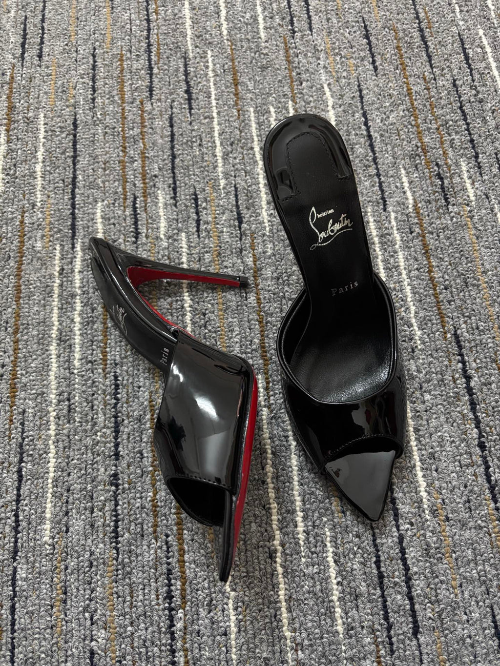 CHRISTIAN LOUBOUTIN MISS Z MULES 100mm
