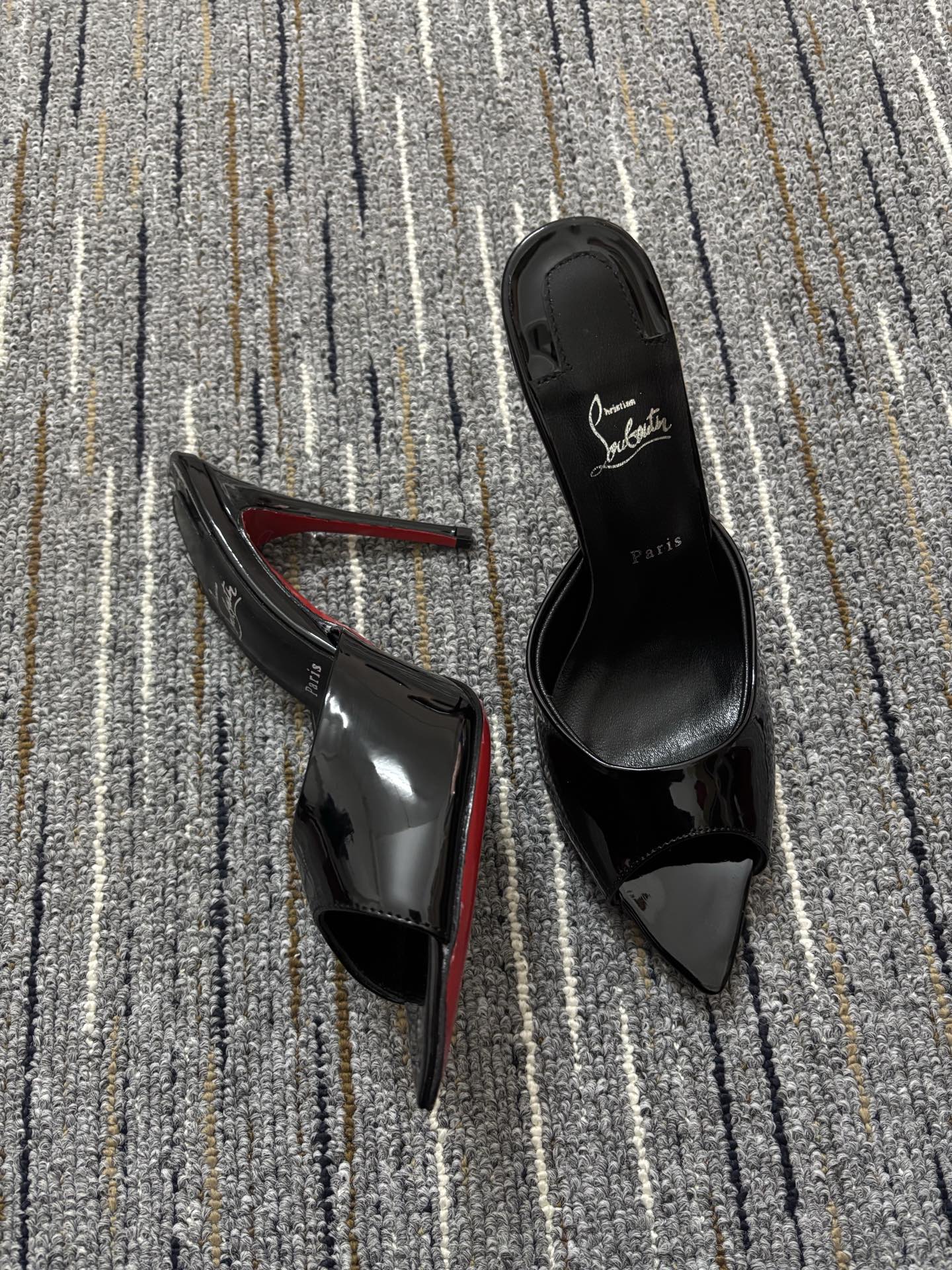 CHRISTIAN LOUBOUTIN MISS Z MULES 100mm