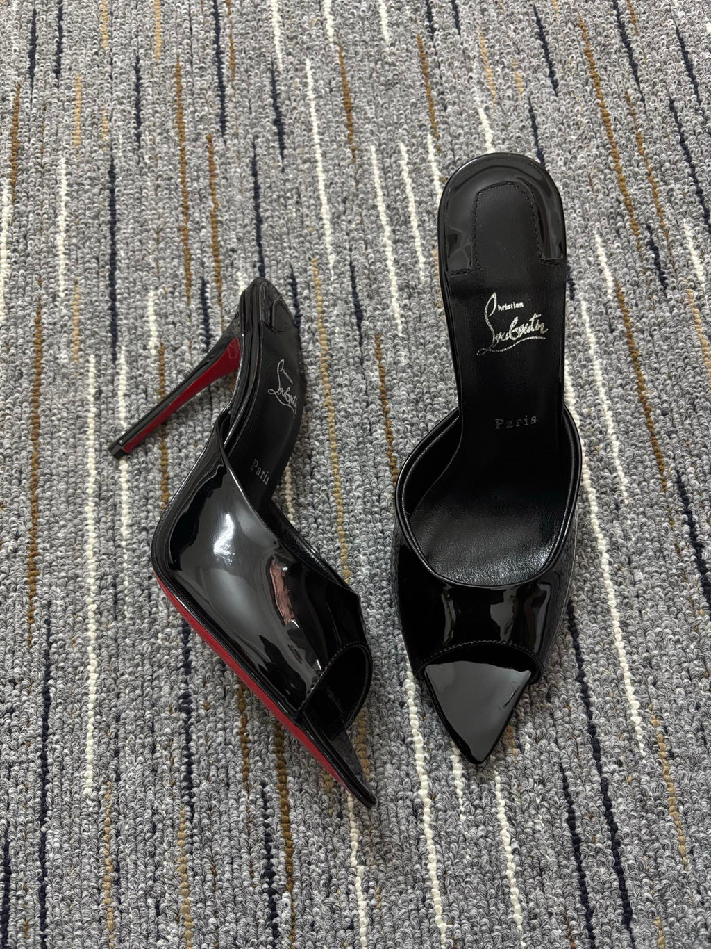 CHRISTIAN LOUBOUTIN MISS Z MULES 100mm
