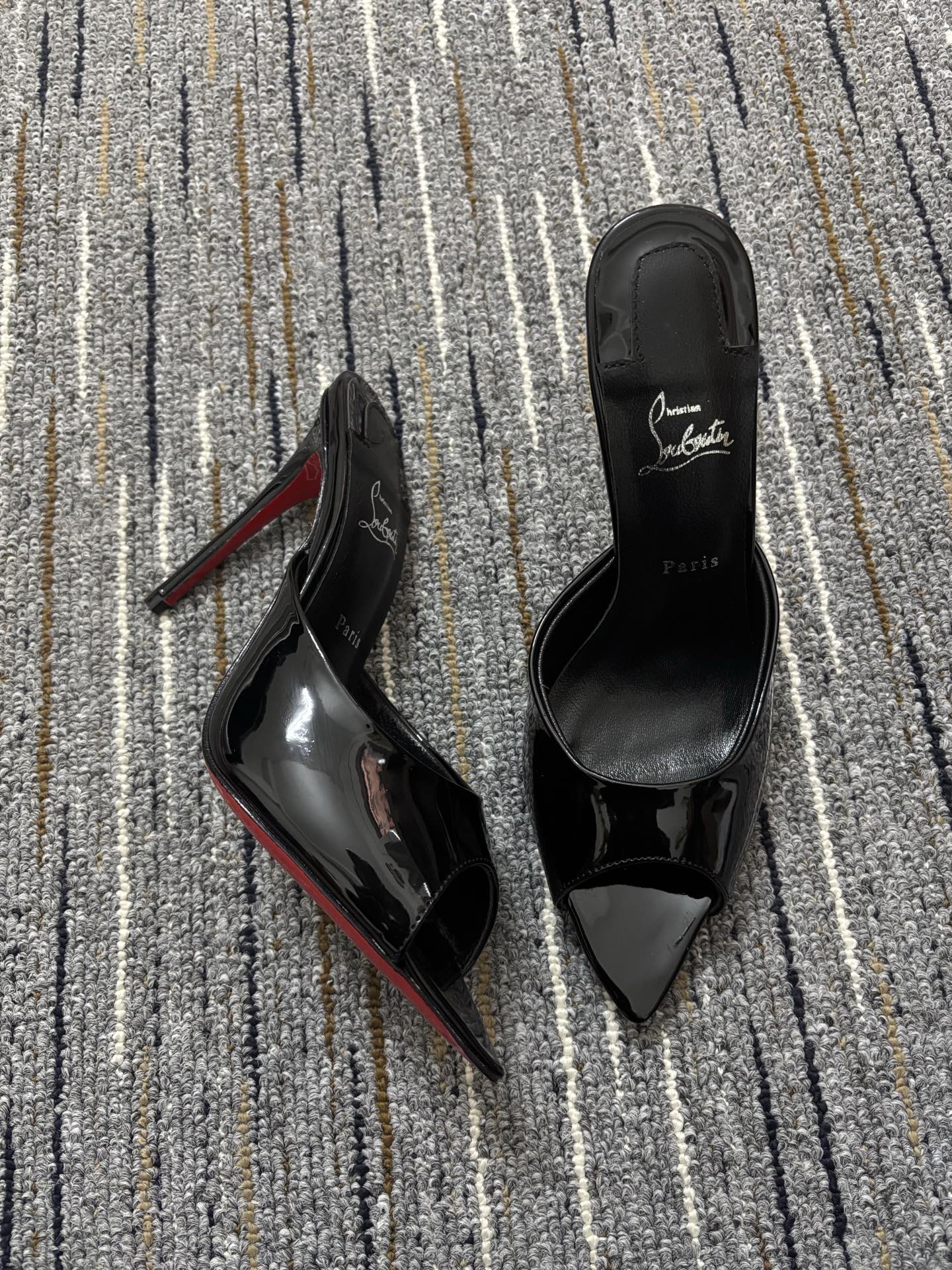 CHRISTIAN LOUBOUTIN MISS Z MULES 100mm