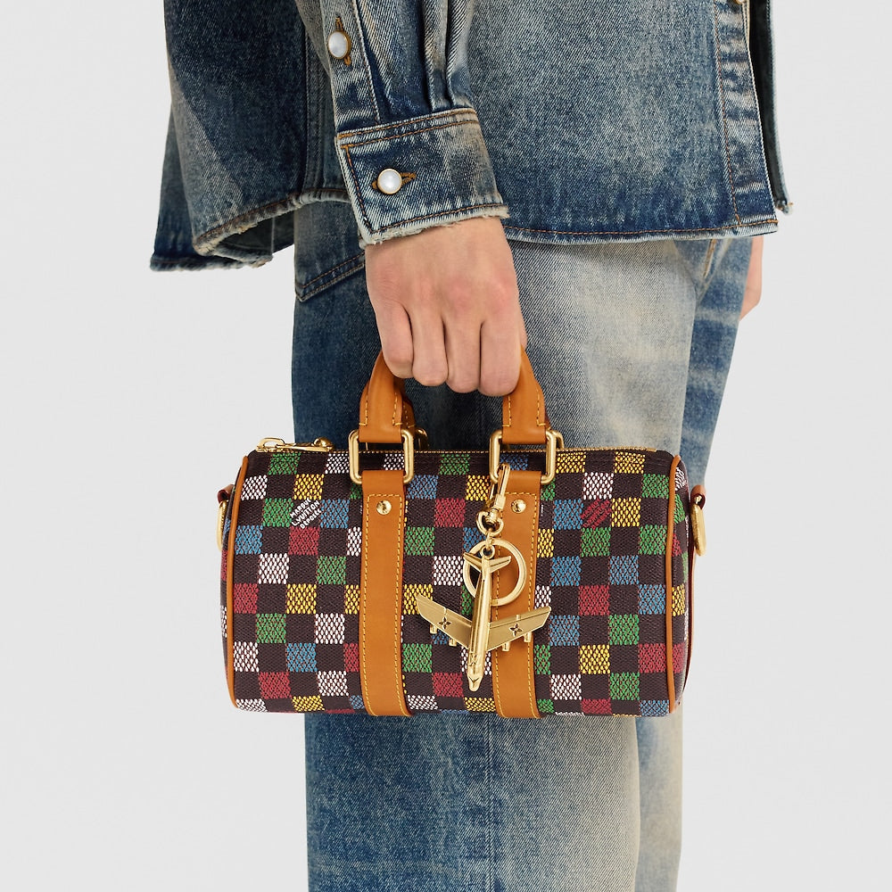 LV PLANE KEY HOLDER & BAG CHARM