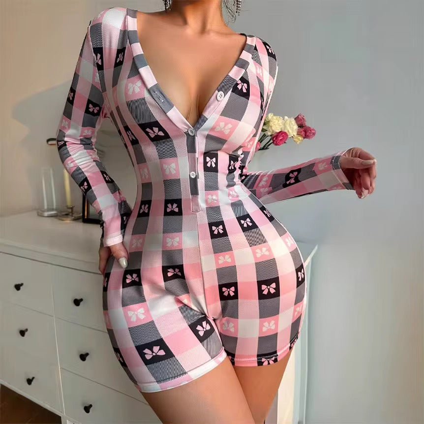 COQUETTE SLEEP ROMPER