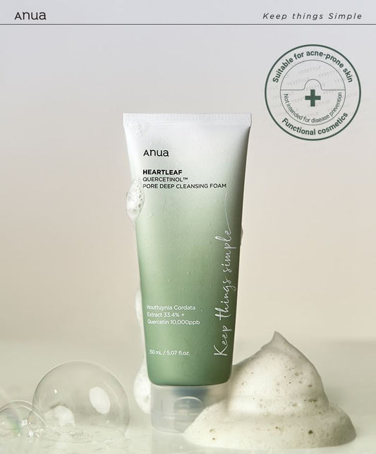 Anua - Heartleaf Quercetinol Pore Deep Cleansing Foam