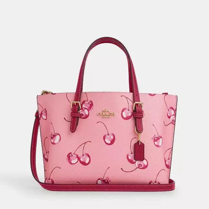 COACH CHERRY TOTE BAG